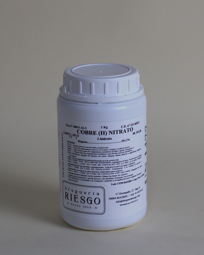 Cobre Nitrato II 3-Hidrato 