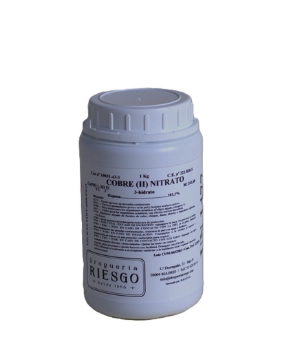 Cobre Nitrato II 3-Hidrato 