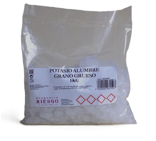 Potasio Alumbre Grano Grueso                                                        