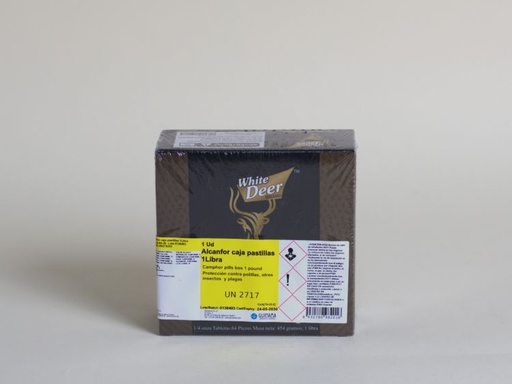 [GU00098201] Alcanfor Pastillas 1 lb Caja 