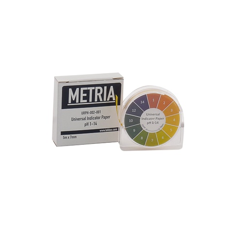 Labbox Papel Indicador Universal Rollo pH 1 - pH 14