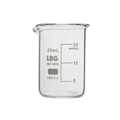 Vaso Precipitado Forma Baja LBG 3.3 25 ml