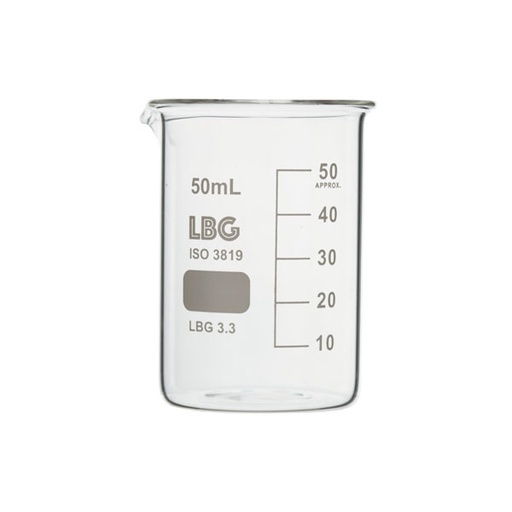 Vaso Precipitado Forma Baja LBG 3.3 50 ml