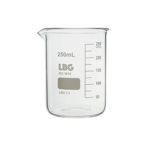 Vaso Precipitado Forma Baja LBG 3.3 250 ml