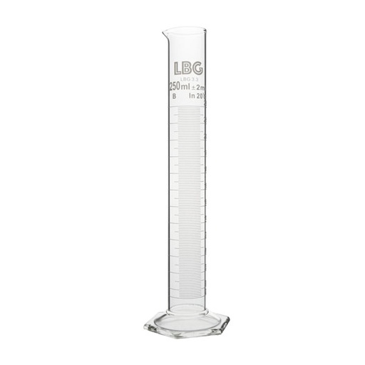 Probeta Graduada Base Hexagonal Clase B 250 ml