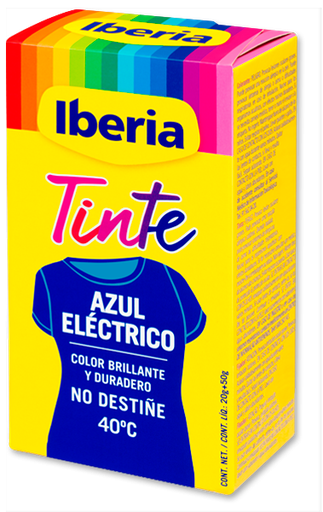 Tinte Iberia 40ºC Azul Eléctrico