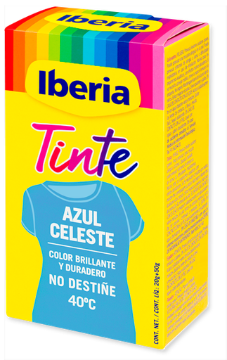 Tinte IBERIA 40ºC AZUL CELESTE