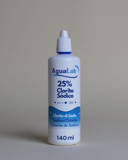 [AGL81045435] Kit Clorito Sódico 25% 140 ml + Activador Ac. Clorhídrico 4% 