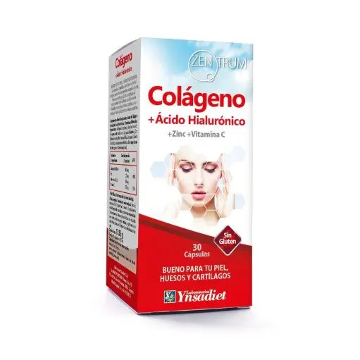Zentrum Colágeno + Acido Hialuronico 30 CAPS. 