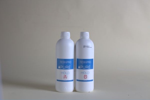 Resinpro Pure Mold Elastómero Silicona Translucida Alim. 1Kg