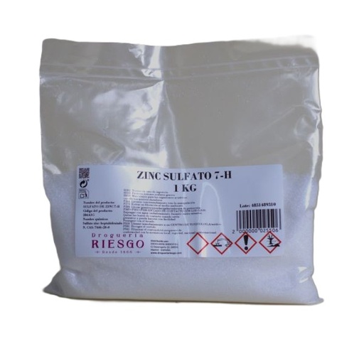 Zinc Sulfato 7-H2O