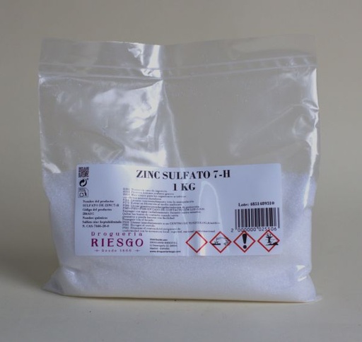 Zinc Sulfato 7-H2O