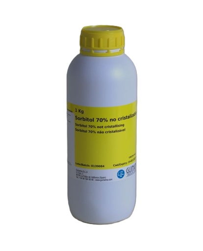 [GI09698414] Sorbitol 70% (No Cristalizable) 1 kg (E-420)