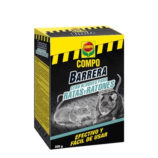 [AG00021977] COMPO Barrera Roedores Cebo Bloques 300 Gr