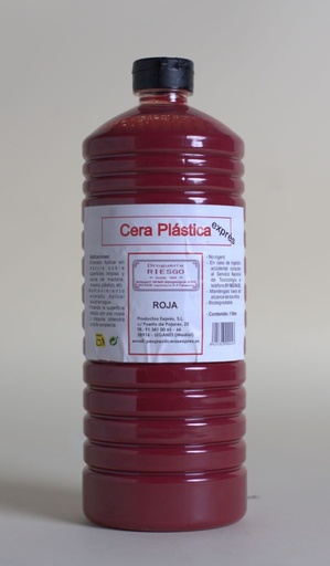 Cera Plástica Roja 1L