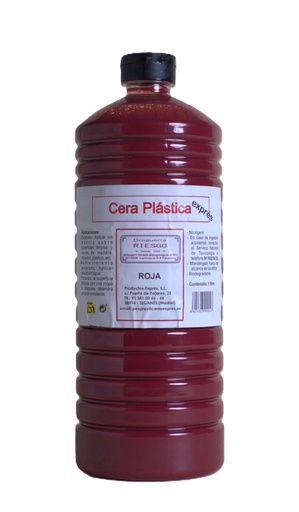 Cera Plástica Roja 1L