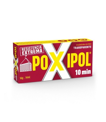 [NV00000006] Poxipol Adhesivo Epoxi Bicomponente Transparente 16 gr/14m