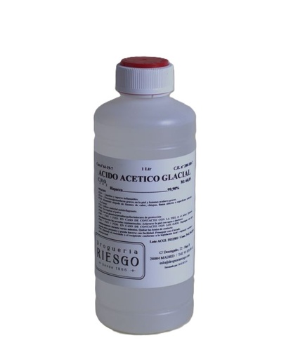 Acido Acético Glacial Alim. "Uso Exclusivo Profesional"