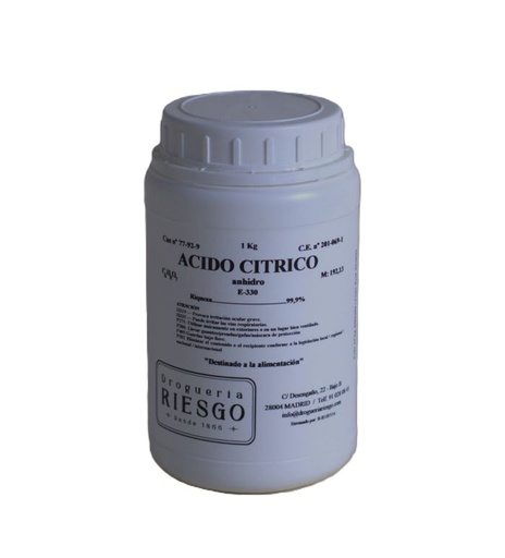 Acido Cítrico Anhidro Grano Fino Alim. 