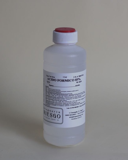 Acido Fórmico 85% Comercial                                                                "UN 1779 Acido Fórmico, 8(3), II, (E)"